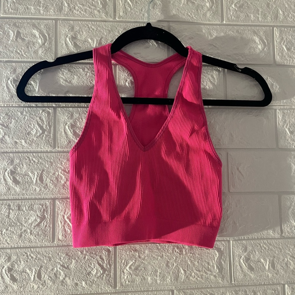 Pink Crop Top